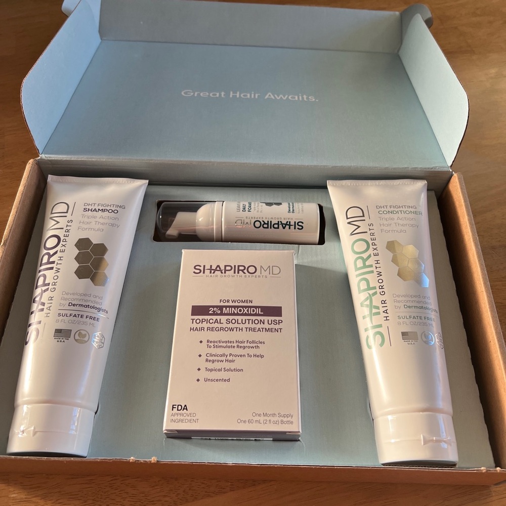 Shapiro MD woman’s hair growth Kit